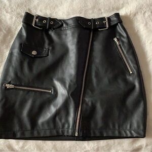 Mini Leather skirt